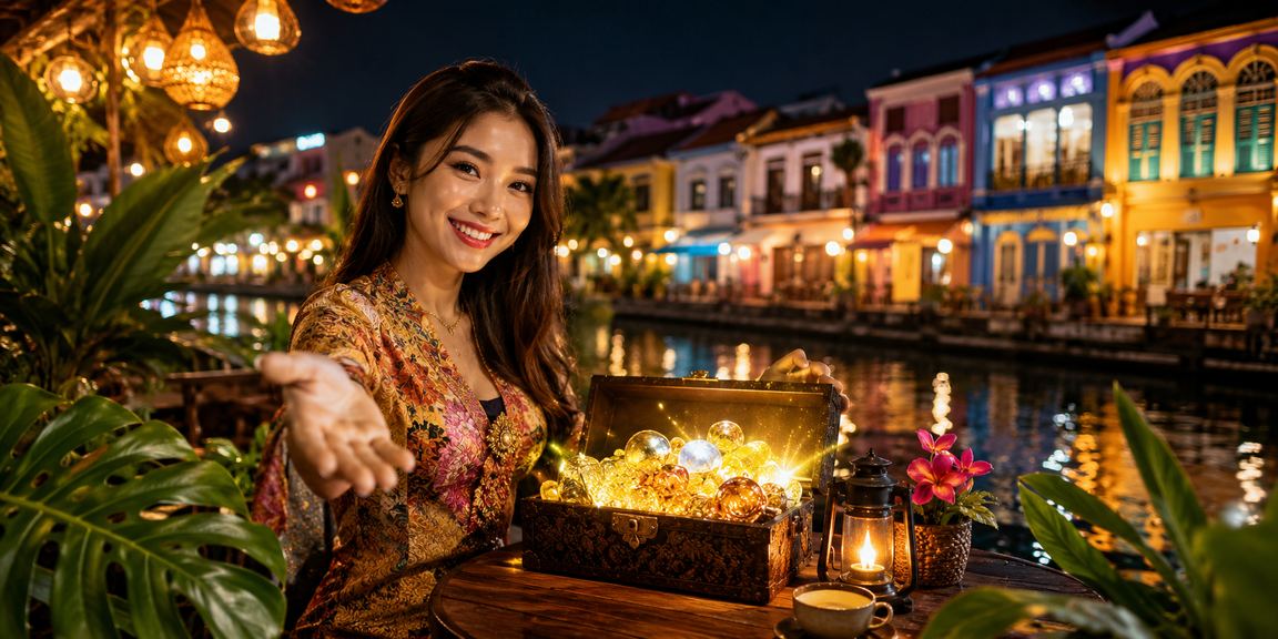 Suasana kasino hiburan gaya Malaysia di Pulau Pinang untuk permainan Baccarat